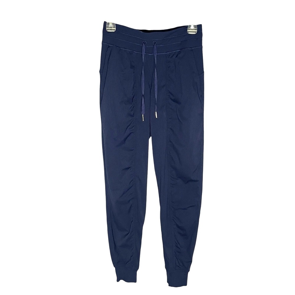 Lululemon Women's Blue Jogger Track Pants Size 4 Waist 27" Inseam 29"